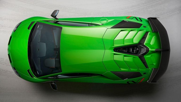 Lamborghini Aventador SVJ - Ansicht von Oben - bei Automagazin Plus