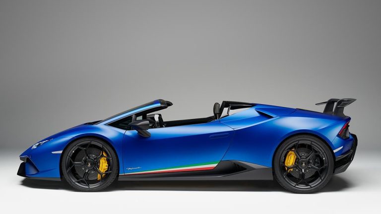 Lamborghini Huracán Performante Spyder - Seitenansicht - bei Automagazin Plus