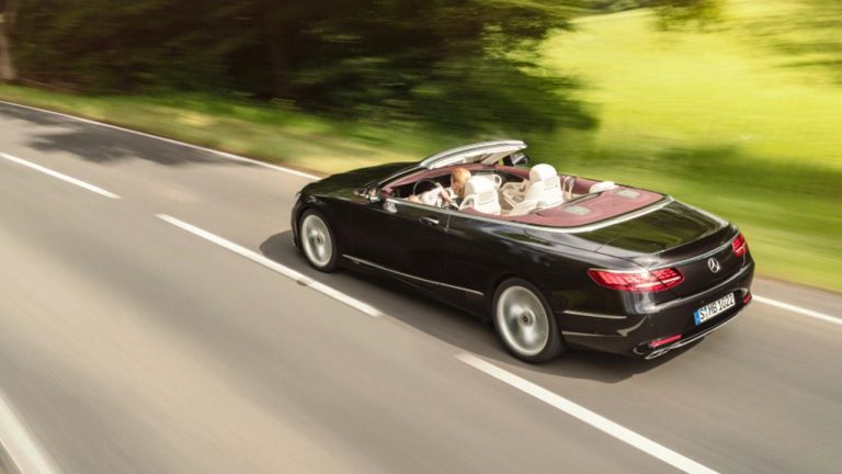 Mercedes-Benz S-Klasse Cabrio - Vogelperspektive - bei Automagazin Plus