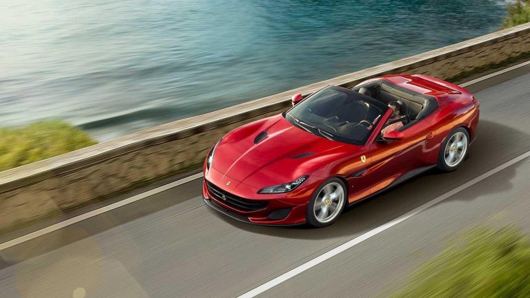 Ferrari Portofino Cabrio - Vogelperspektive - bei Automagazin Plus
