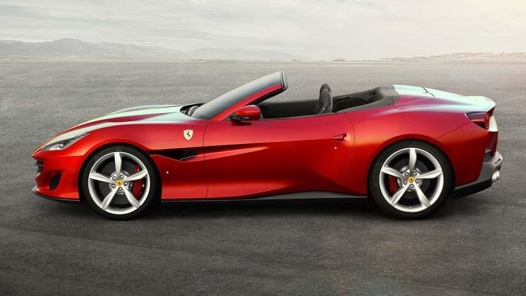 Ferrari Portofino Cabrio - Seitenansicht - bei Automagazin Plus