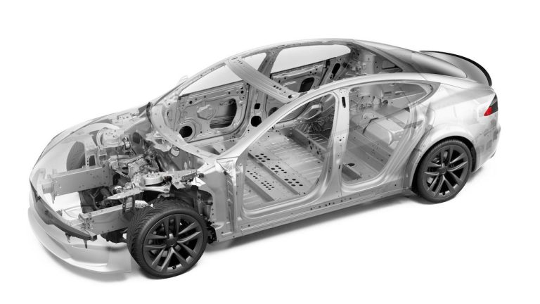 Tesla Model S Plaid - Konstruktion_Fahrzeugaufbau - bei Automagazin Plus