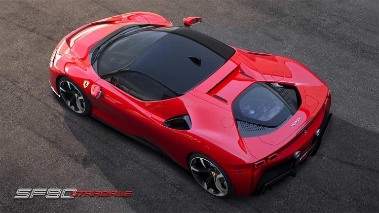 Ferrari SF90 Stradale - Vogelperspektive - bei Automagazin Plus