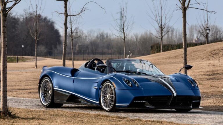 Pagani Zonda HP Barchetta - Front- und Seitenansicht bei Automagazin Plus